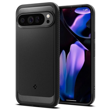 Ovitek Spigen "Rugged Armor" za Google Pixel 9 Pro XL - black