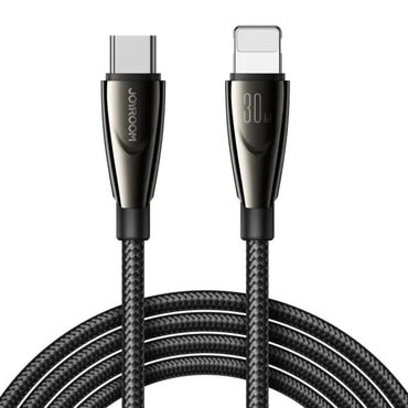 Polnilni in podatkovni kabel Joyroom "Pioneer SA31-CL3" - USB-C v Lightning kabel s PD 30W - 1.2 m - črn Polnilni in podatkovni kabel Joyroom "Pioneer SA31-CL3" - USB-C v Lightning kabel s PD 30W - 1.2 m - črn