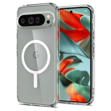 Ovitek Spigen "Ultra Hybrid Metal Ring" za Google Pixel 9 Pro XL - white