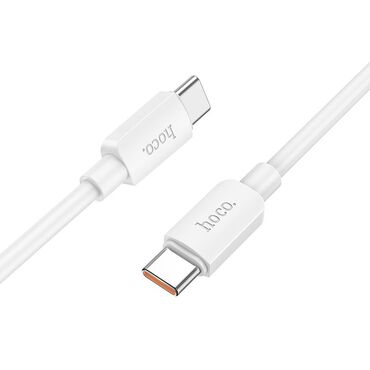 USB-C v USB-C pleten kabel Hoco "X96" s PD 100W - 1m - bel USB-C v USB-C pleten kabel Hoco "X96" s PD 100W - 1m - bel
