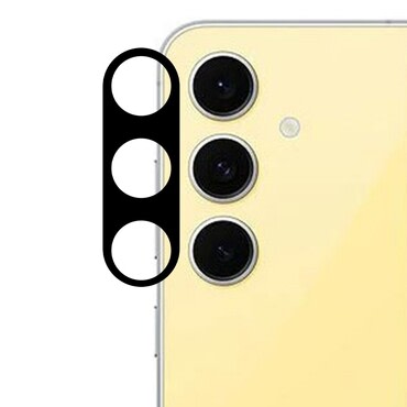 Full body zaščitno steklo za zadnjo kamero za Samsung Galaxy S24 FE - črno