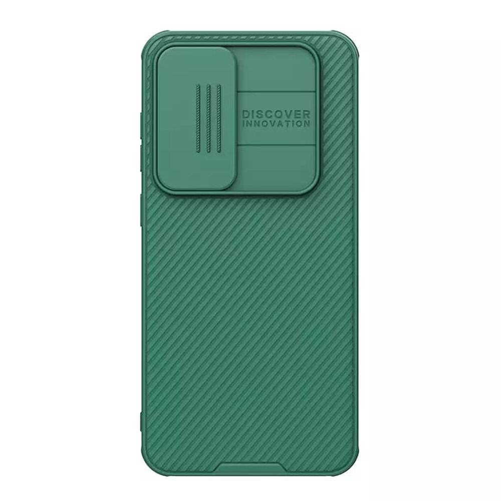 Premium trden ovitek Nillkin "CamShield Pro" za Samsung Galaxy S24 FE - zelen