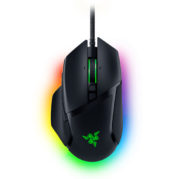 Gaming miška Razer "Basilisk V3" z enajstimi gumbi in 26000 DPI z RGB osvetljavo - črna