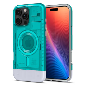 Ovitek Spigen "Classic C1 MagFit" za iPhone 16 Pro - bondi blue