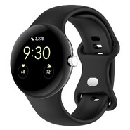 Silikonski pas za uro Google Pixel Watch 3 45mm  - črn
