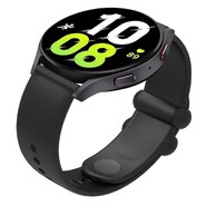 Silikonski pas za uro Garmin Venu 3S / 2S / Vivomove 3S / Vivoactive 4S / Forerunner 265S / 255S  - črn