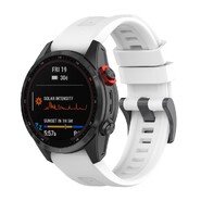 Silikonski pas za uro Garmin Fenix 7  - bel
