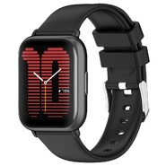 Silikonski pas za uro Garmin Vivoactive 5 / 3 / Forerunner 245 / Samsung Galaxy Watch 6 / 6 Classic / Watch 5 / 5 Pro / 4 / 4 Classic / 3 / Watch 42mm / Huawei Watch GT2 42mm / GT3 42mm / Honor Watch SE - črn