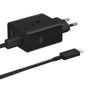 Originalen stenski polnilec in USB-C kabel Samsung EP-T5020XBEGEU 50W - 1.8m - črn Originalen stenski polnilec in USB-C kabel Samsung EP-T5020XBEGEU 50W - 1.8m - črn