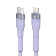 USB-C v Lightning polnilni in podatkovni kabel Ringke "Pastel" 12W - 1.2m - vijoličen