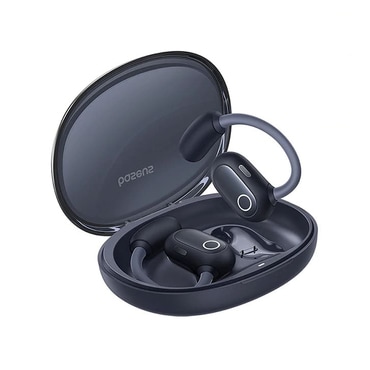 Brezžične Open-Ear slušalke Baseus Bowie "PM20A" z usmerjenim predvajanjem zvoka in ENC tehnologijo - črne Brezžične Open-Ear slušalke Baseus Bowie "PM20A" z usmerjenim predvajanjem zvoka in ENC tehnologijo - črne
