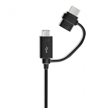 Originalen USB v Micro USB in USB-C kabel Samsung EP-DG950DBEGWW - 1.5m - črn (bulk) Originalen USB v Micro USB in USB-C kabel Samsung EP-DG950DBEGWW - 1.5m - črn (bulk)