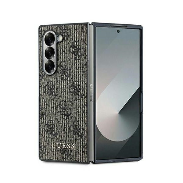 Originalen trden TPU ovitek Guess "Charms" za Samsung Galaxy Z Fold6 - brown