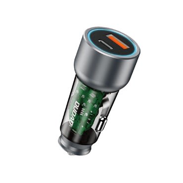 Avtopolnilec Dudao "R4T" 30W z USB-A in USB-C izhodom Avtopolnilec Dudao "R4T" 30W z USB-A in USB-C izhodom
