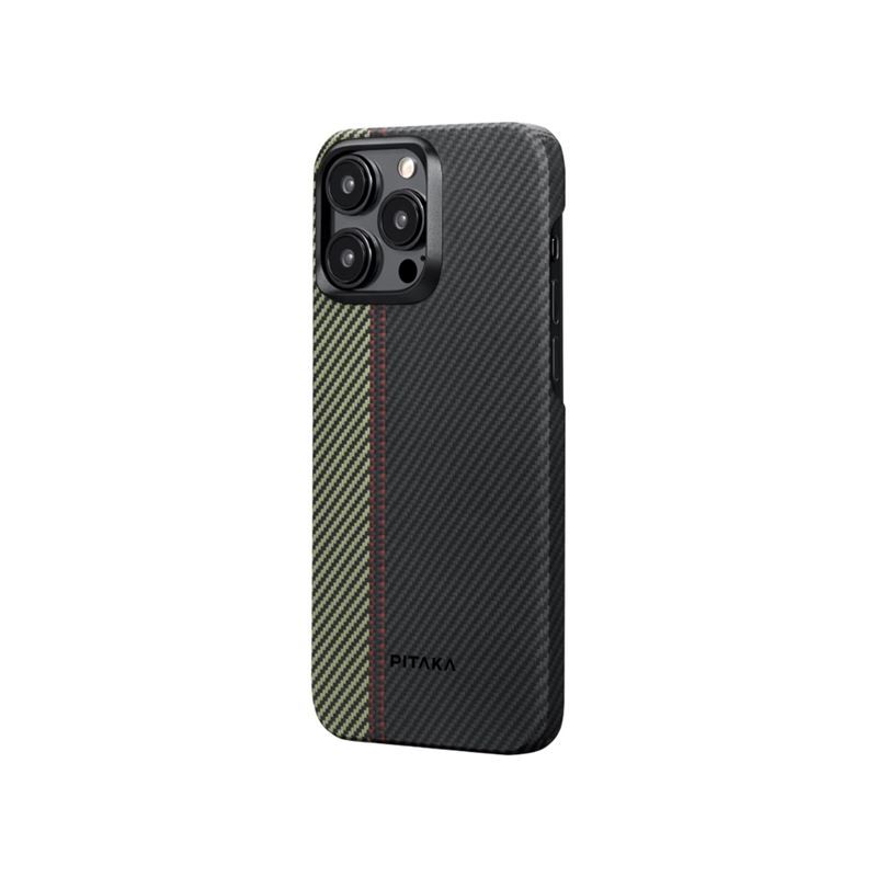 Premium ovitek Pitaka "Tactile Weaving MagEZ 4" za iPhone 15 Pro - overture