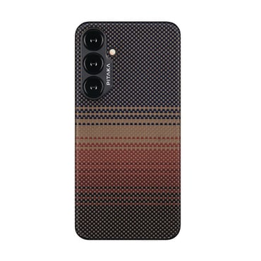 Premium ovitek Pitaka "Tactile Woven MagEZ 5" za Samsung Galaxy S24 Plus - sunset