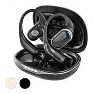 OpenEar slušalke AeroPulse Pro - Ergonomske Bluetooth 5.4 slušalke s 60 ur baterije, vodoodpornostjo in odličnim zvokom brez čepkov