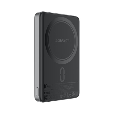 Power bank Acefast "M12" z USB-C izhodom in brezžičnim MagSafe polnjenjem - 10000 mAh - črn Power bank Acefast "M12" z USB-C izhodom in brezžičnim MagSafe polnjenjem - 10000 mAh - črn
