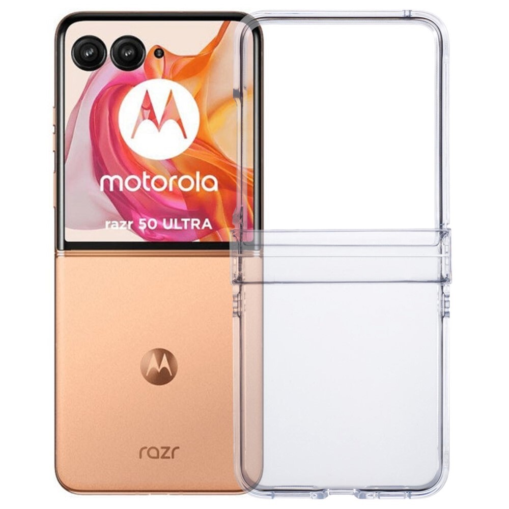 Trden ovitek za Motorola Razr 50 Ultra - prozoren