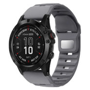 Silikonski pas za uro Garmin Enduro 3 / 2 / Fenix 8 51mm - siv