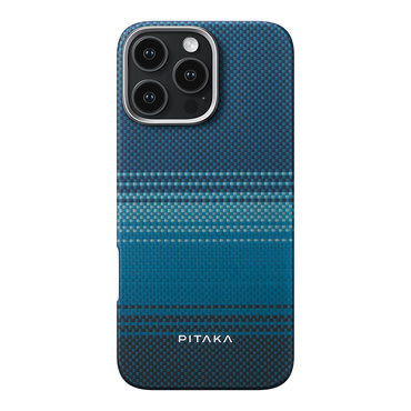 Premium ovitek Pitaka "Tactile Woven MagEZ 5" za iPhone 16 Pro Max - moonrise