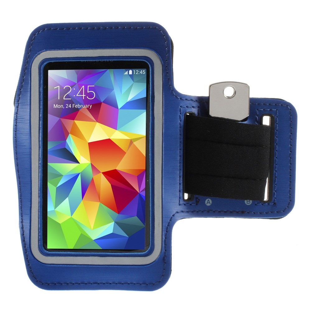 Ročni športni trak "Sport Touch" za mobilne naprave do 13 x 6.5 cm - moder