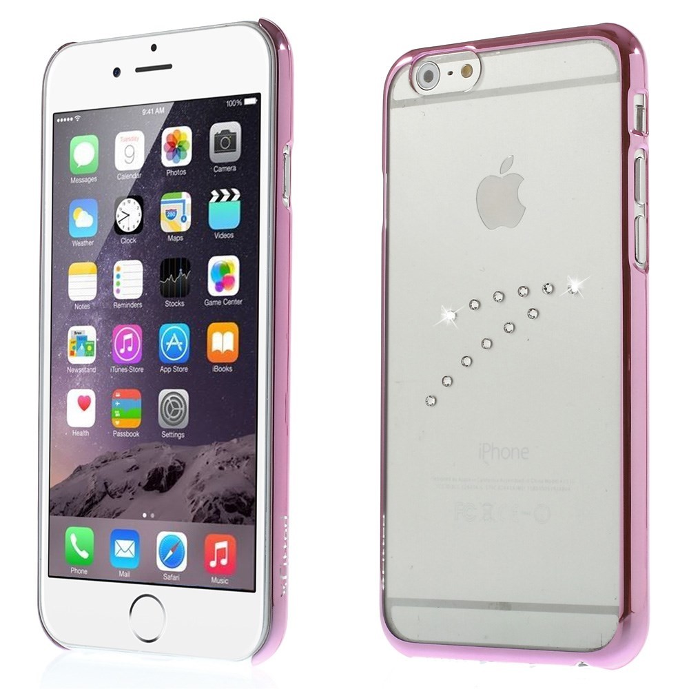 Trden TPU ovitek "Swarovski Diamond" za iPhone 6 / 6S - roza ...