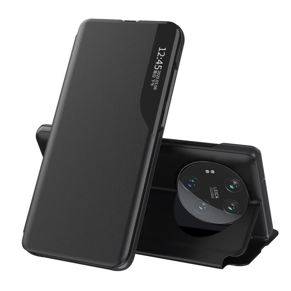 Etui "Edge View" za Xiaomi Redmi 14C - črn