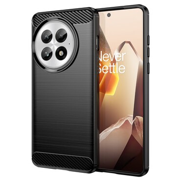 TPU gel ovitek "Brushed Carbon" za OnePlus 13 - črn