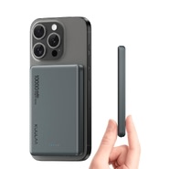 MagOn Slim 10K - ultra tanek magnetni power bank za hitro brezžično in kabelsko PD polnjenje - 10000 mAh