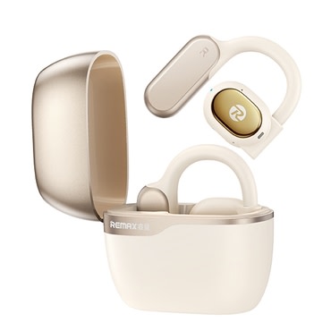 Brezžične slušalke OpenBuds Lite – Bluetooth 5.3 slušalke brez čepkov z odličnim zvokom, ergonomskim prileganjem in dobro baterijo - royal gold