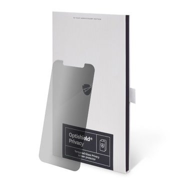 Optishield® Privacy steklo za zaščito zaslona in zasebnosti za iPhone 12
