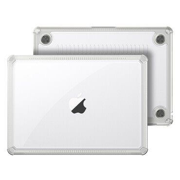 Premium ovitek Dux Ducis LCGM z ojačanimi robovi za MacBook Pro 14" (A2442, A2779, A2918, A2992) - prozoren