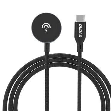 Brezžična polnilna postaja Dudao "A12C" za Apple Watch ure - USB-C 2.5W - 1.2m - črna Brezžična polnilna postaja Dudao "A12C" za Apple Watch ure - USB-C 2.5W - 1.2m - črna