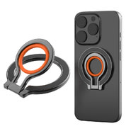 Magnetno držalo in stojalo za telefon MagGrip z dodatnim kovinskim obročem za vse telefone