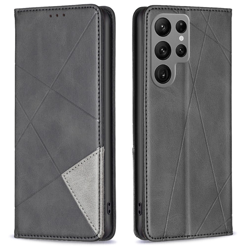 Eleganten etui "Shatter" za Samsung Galaxy S25 Ultra - črn
