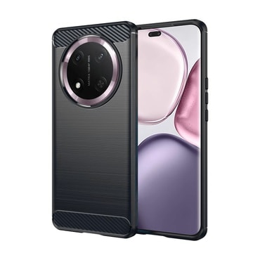 TPU gel ovitek "Brushed Carbon" za Honor Magic7 Lite - črn