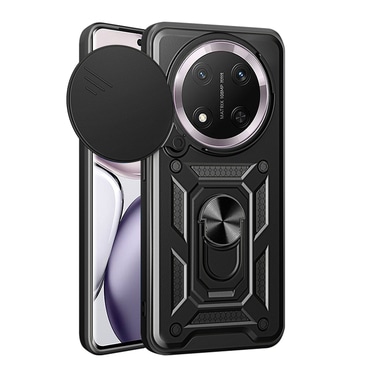 Oklepni ovitek MaX-Armor z obročem, kovinsko ploščico in zaščito zadnjih kamer za Honor Magic7 Lite - army black Oklepni ovitek MaX-Armor z obročem, kovinsko ploščico in zaščito zadnjih kamer za Honor Magic7 Lite - army black