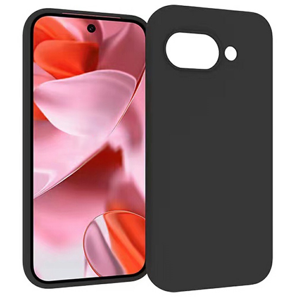 Silikonski ovitek za Google Pixel 9a - črn