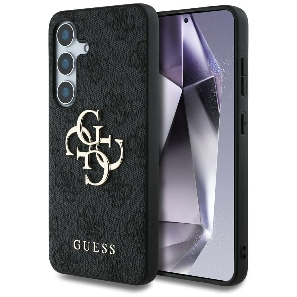 Originalen trden TPU ovitek Guess "4G Big Metal Logo" za Samsung Galaxy S25 Plus - black