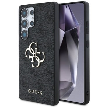 Originalen trden TPU ovitek Guess "4G Big Metal Logo" za Samsung Galaxy S25 Ultra - black