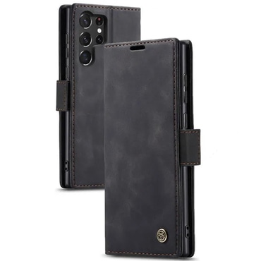 Etui CaseMe MagFlip za Samsung Galaxy S25 Ultra z najvišjim nivojem zaščite in samodejnim magnetnim zapiranjem - smooth black Etui CaseMe MagFlip za Samsung Galaxy S25 Ultra z najvišjim nivojem zaščite in samodejnim magnetnim zapiranjem - smooth black