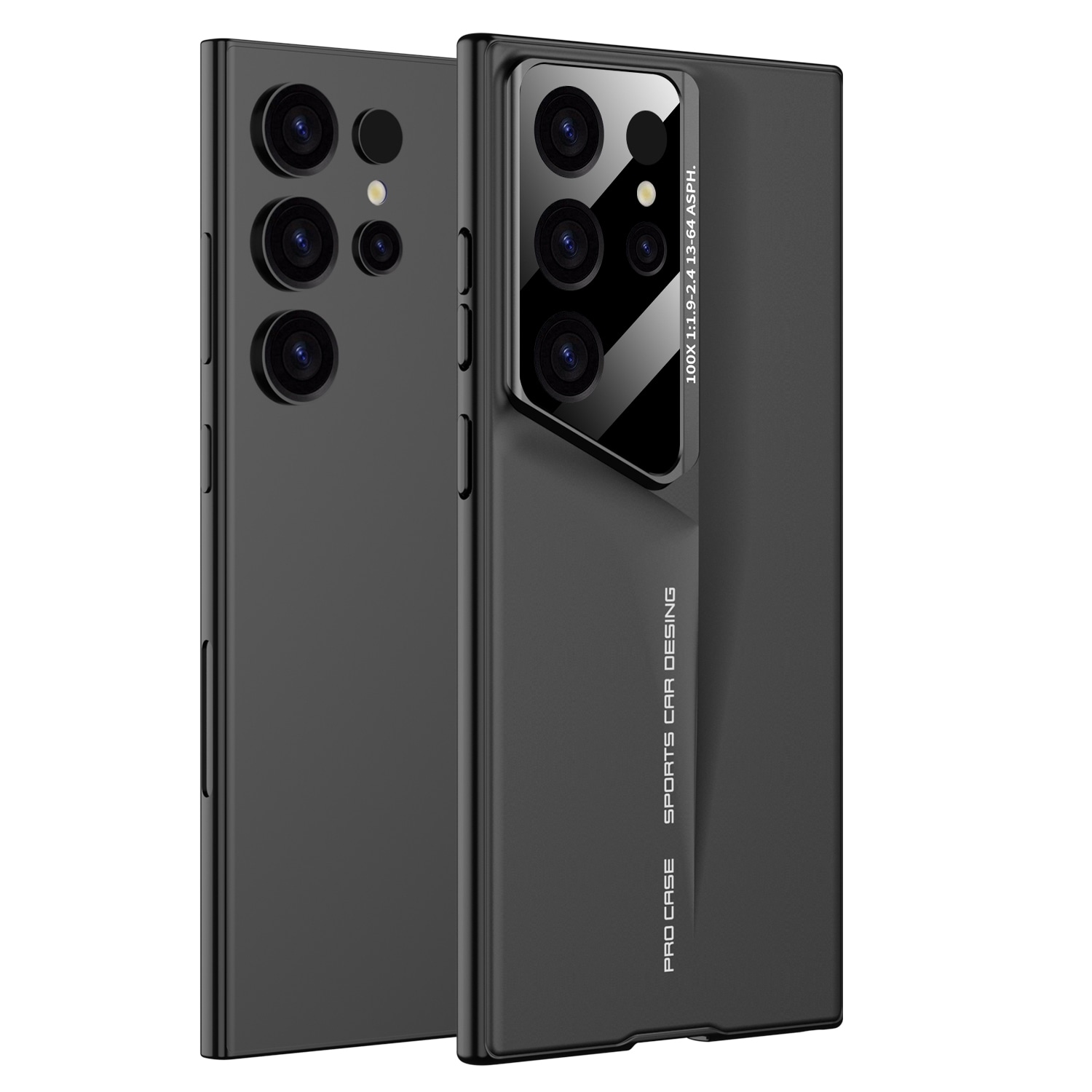Premium tanek ovitek Blade z dodatno zaščito zadnjih kamer za Samsung Galaxy S25 - midnight black