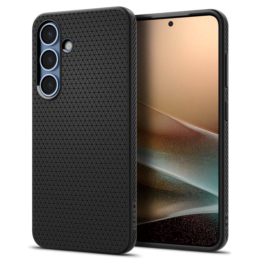Ovitek Spigen "Liquid Air" za Samsung Galaxy S25 Plus - matte black