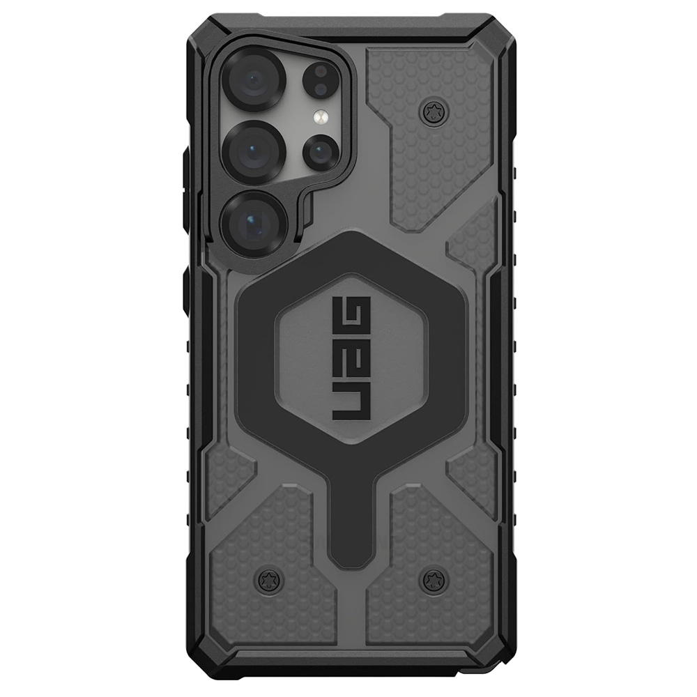 Ovitek UAG "Pathfinder Clear MagSafe" za Samsung Galaxy S25 Ultra - ash