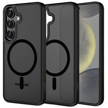 Hibridni ovitek Tech-Protect "Magmat MagSafe" za Samsung Galaxy S25 Plus - črn