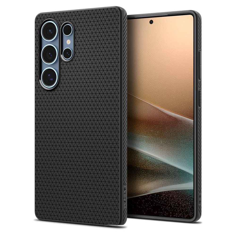 Ovitek Spigen "Liquid Air" za Samsung Galaxy S25 Ultra - matte black