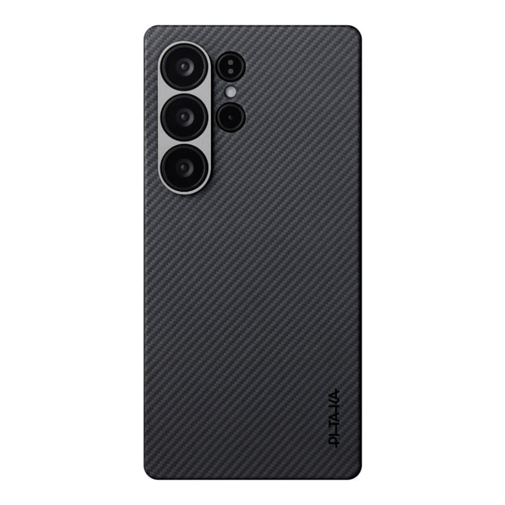 Premium ovitek Pitaka "Ultra Slim Twill" za Samsung Galaxy S25 - black