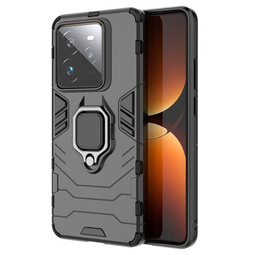 Robusten ovitek "Impact X Ring" za Realme GT 7 Pro - črn