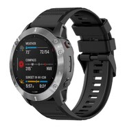 Silikonski pas za uro Garmin Descent G1 / Garmin Forerunner 945 - črn